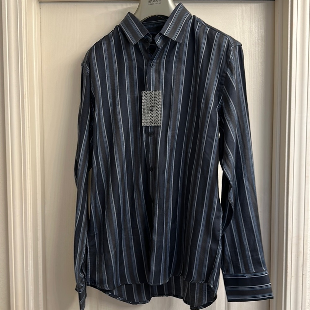 LevelTen button down. XL, black, blue and gray. NWT